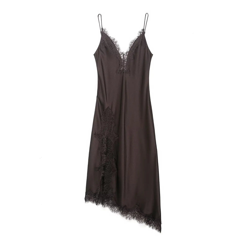 Vestido Midi de Gala con Corte Imperio