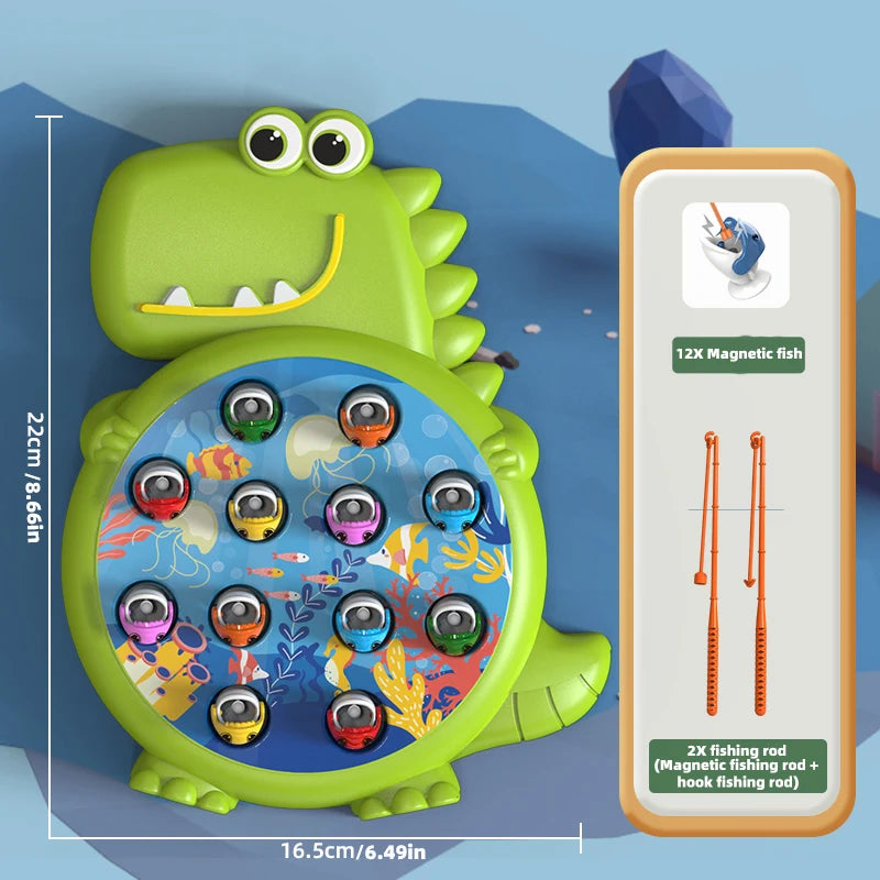 Juego de Pesca Magnética para Bebés - Juguete Educativo de Estimulación Temprana