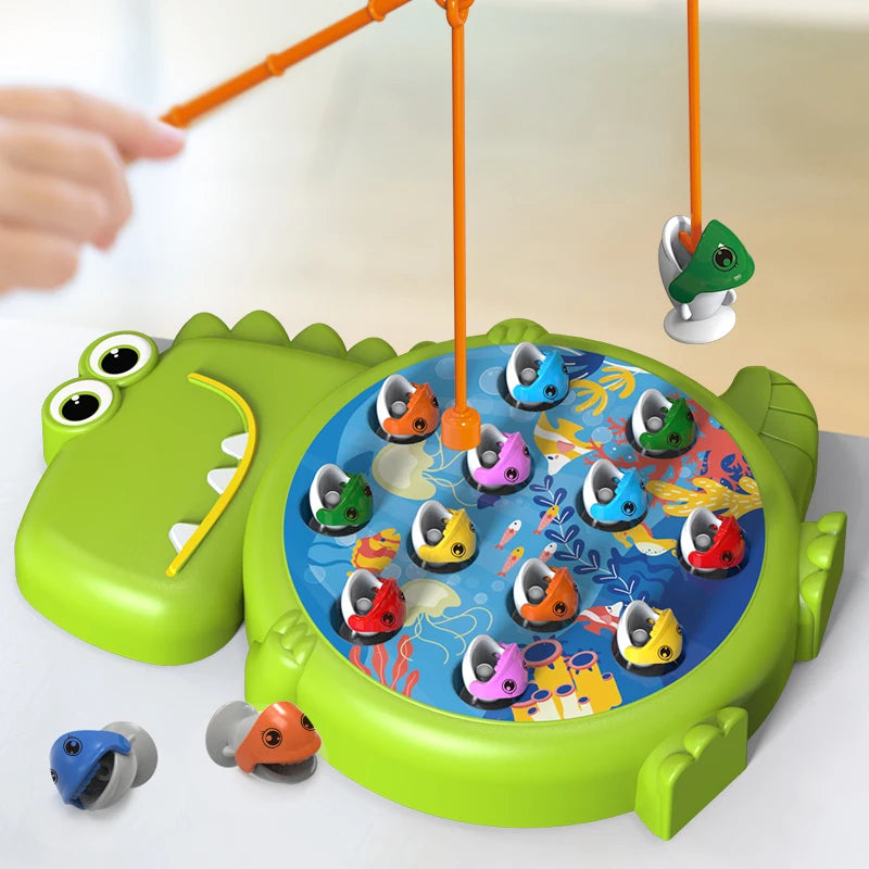 Juego de Pesca Magnética para Bebés - Juguete Educativo de Estimulación Temprana