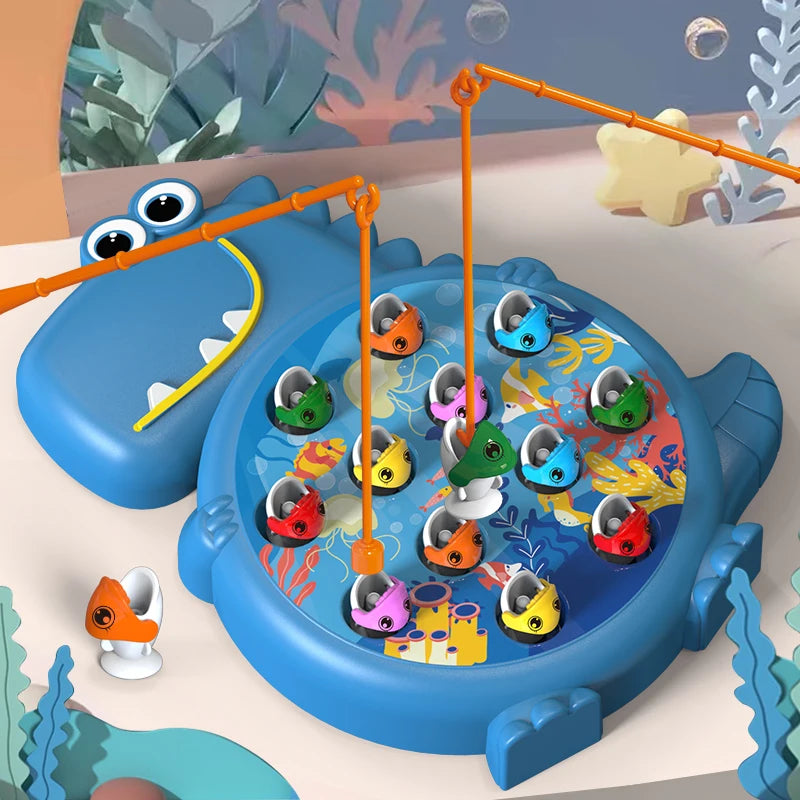 Juego de Pesca Magnética para Bebés - Juguete Educativo de Estimulación Temprana