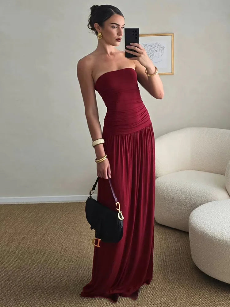 Vestido Maxi Mozision: Elegancia Minimalista