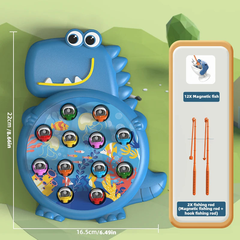 Juego de Pesca Magnética para Bebés - Juguete Educativo de Estimulación Temprana