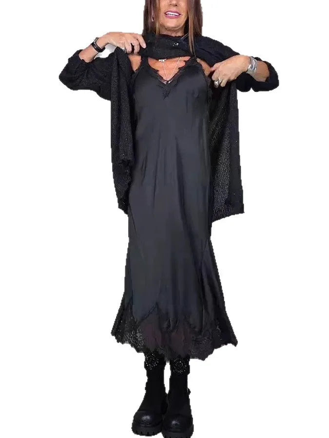 Vestido Largo Estilo Boho con Encaje: Suave, Ligero y Romántico NovaTrend