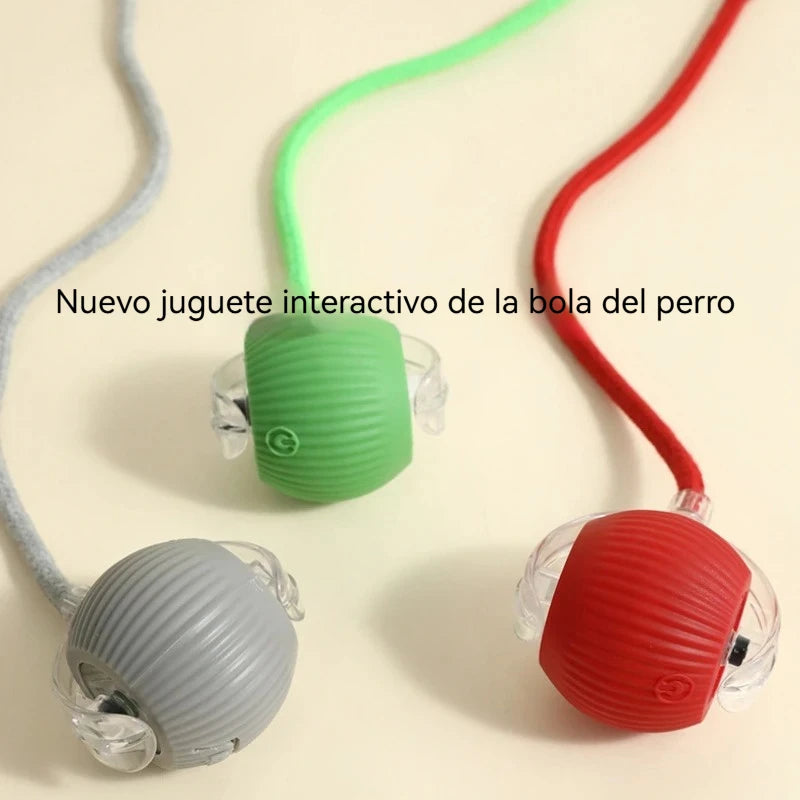 Pelota Inteligente para Perros: Juguete Interactivo con Rodamiento Automático y Recarga USB