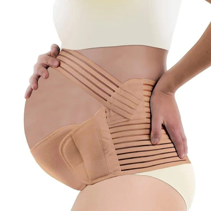 Banda de Soporte para Embarazo 3-en-1: Cinturón Ergonómico Prenatal y Postparto NovaTrend.