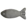 Juguete para Gatos de Arpillera con Forma de Pez - Divertido Juguete con Catnip (Menta Gatuna) para Morder y Jugar en Interiores